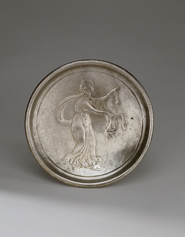 253. Plate with Maenad