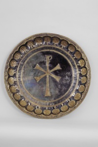 257. Large Paten (with engraved Chrismon)