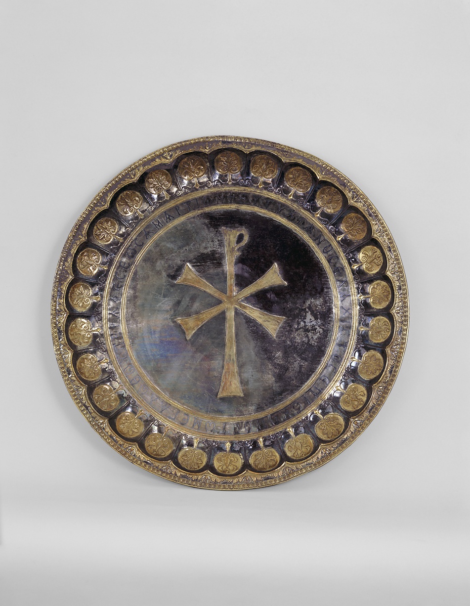 257. Large Paten (with engraved Chrismon)