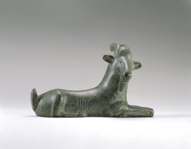 110. Recumbent Goat - Archaic