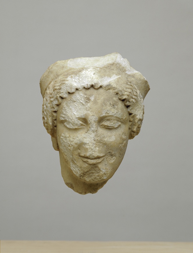 125. Head of Kore - Archaic