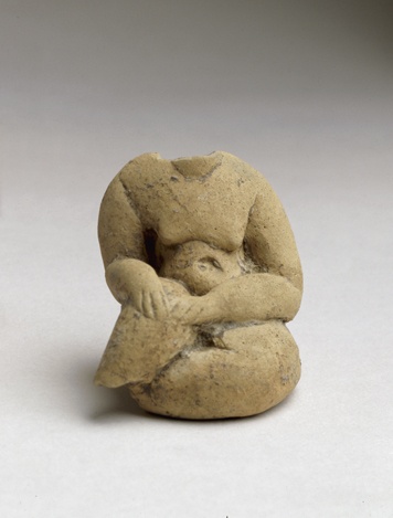 044. Seated Idol - Neolithic
